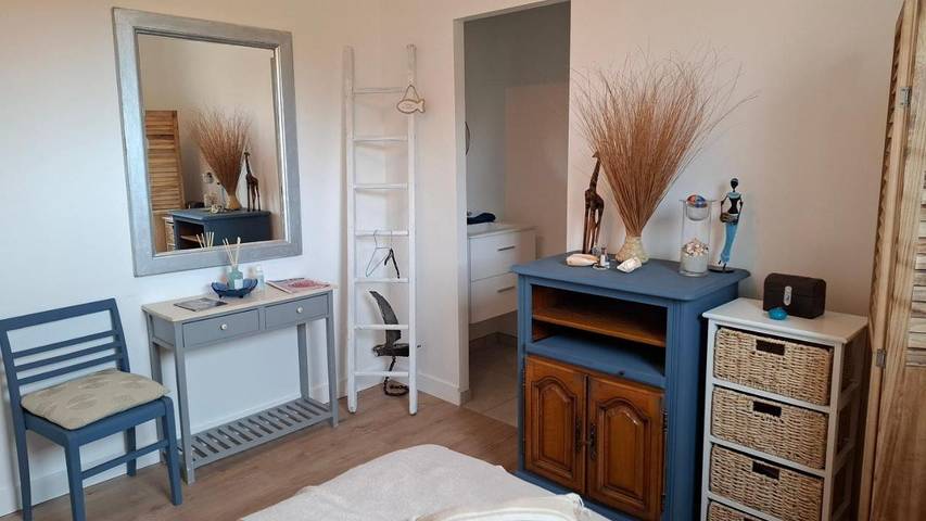 Appartement de vacances pour 2 personnes, avec vue ainsi que jardin et terrasse
