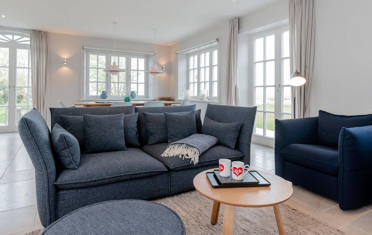 Erstklassiges Hausteil unter Reet mit freiem Blick aufs Wattenmeer in Sylt-Ost, Sylt (Gemeinde)
