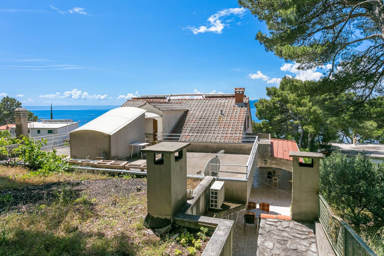 Hel leilighet, One bedroom apartment with balcony and sea view Brela, Makarska A-18356-a in Brela, Makarska Riviera