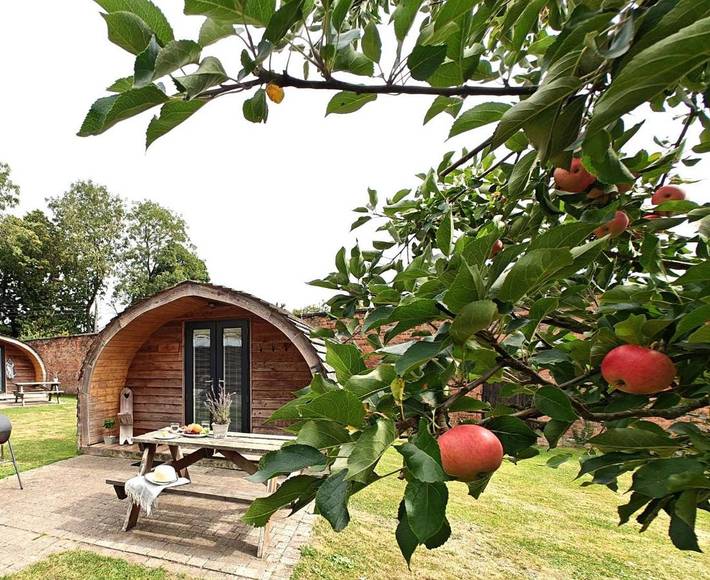 Glamping for 5 people, with Garden in Staffordshire