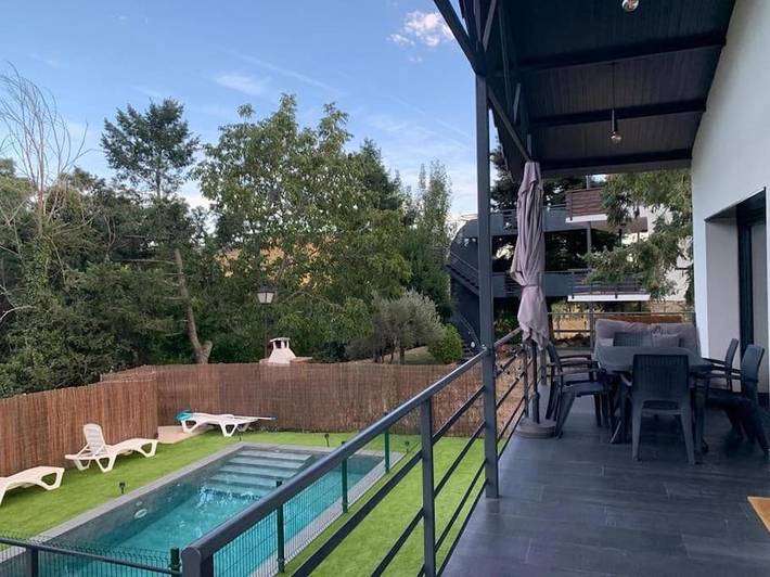 Casa rural para 6 personas, con Balcón y Terraza además de Jardín y Piscina en Cercedilla