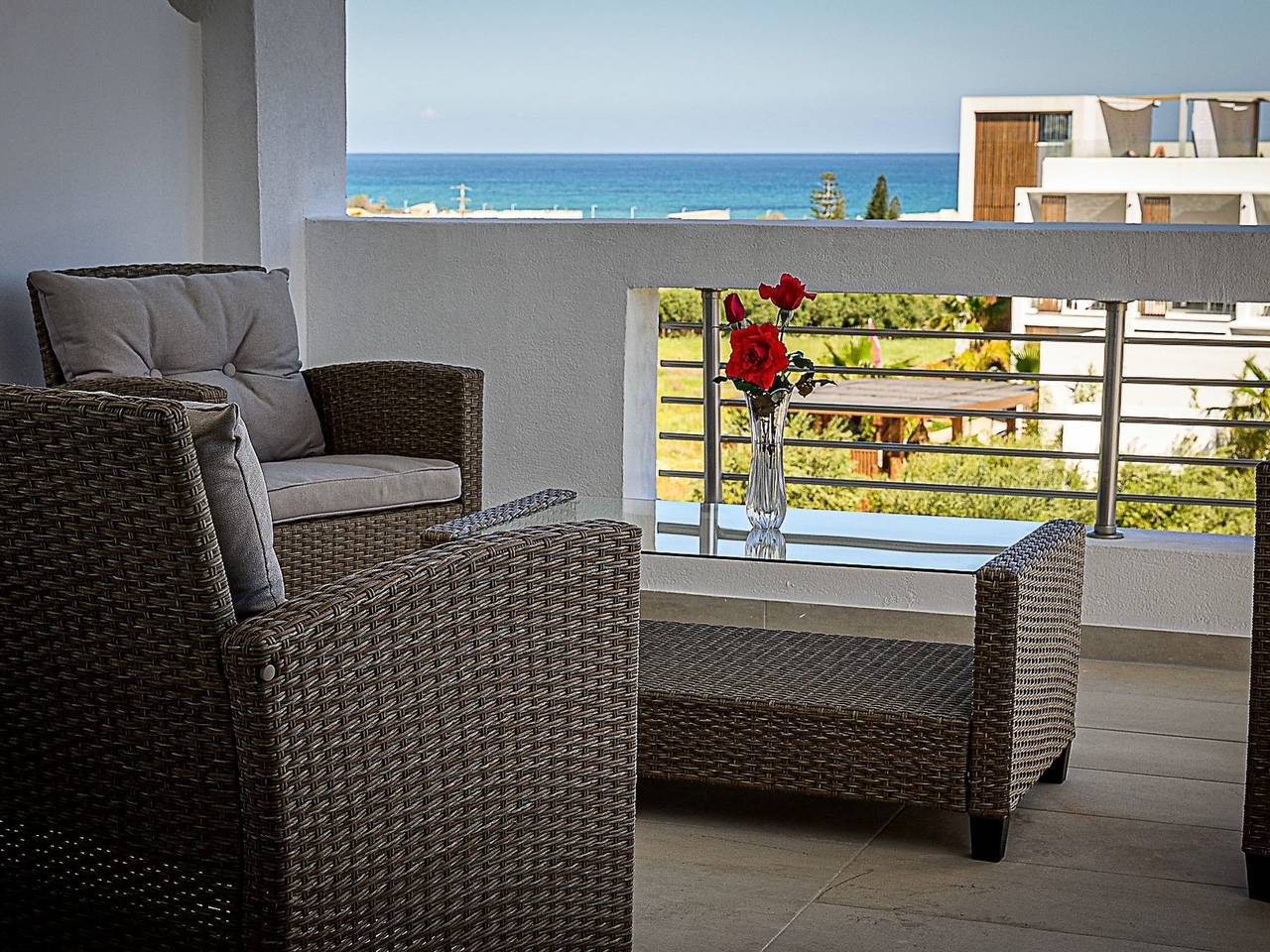 Geheel appartement, Sunsea Studios - Studio mit Meerblick 4 in Gouves, Iraklio-Heraklion en omgeving