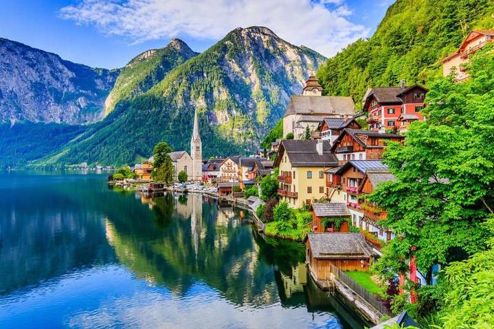 Ferienwohnung für 2 Personen, mit Garten und Ausblick in Hallstatt
