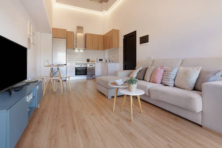 Ganze Wohnung, Urlaub 'Casa Trisca Corralejo' mit Meerblick, privater Terrasse und Wi-Fi in Geafond, La Oliva