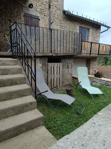 Gîte pour 4 personnes, avec balcon et jardin à Bozouls