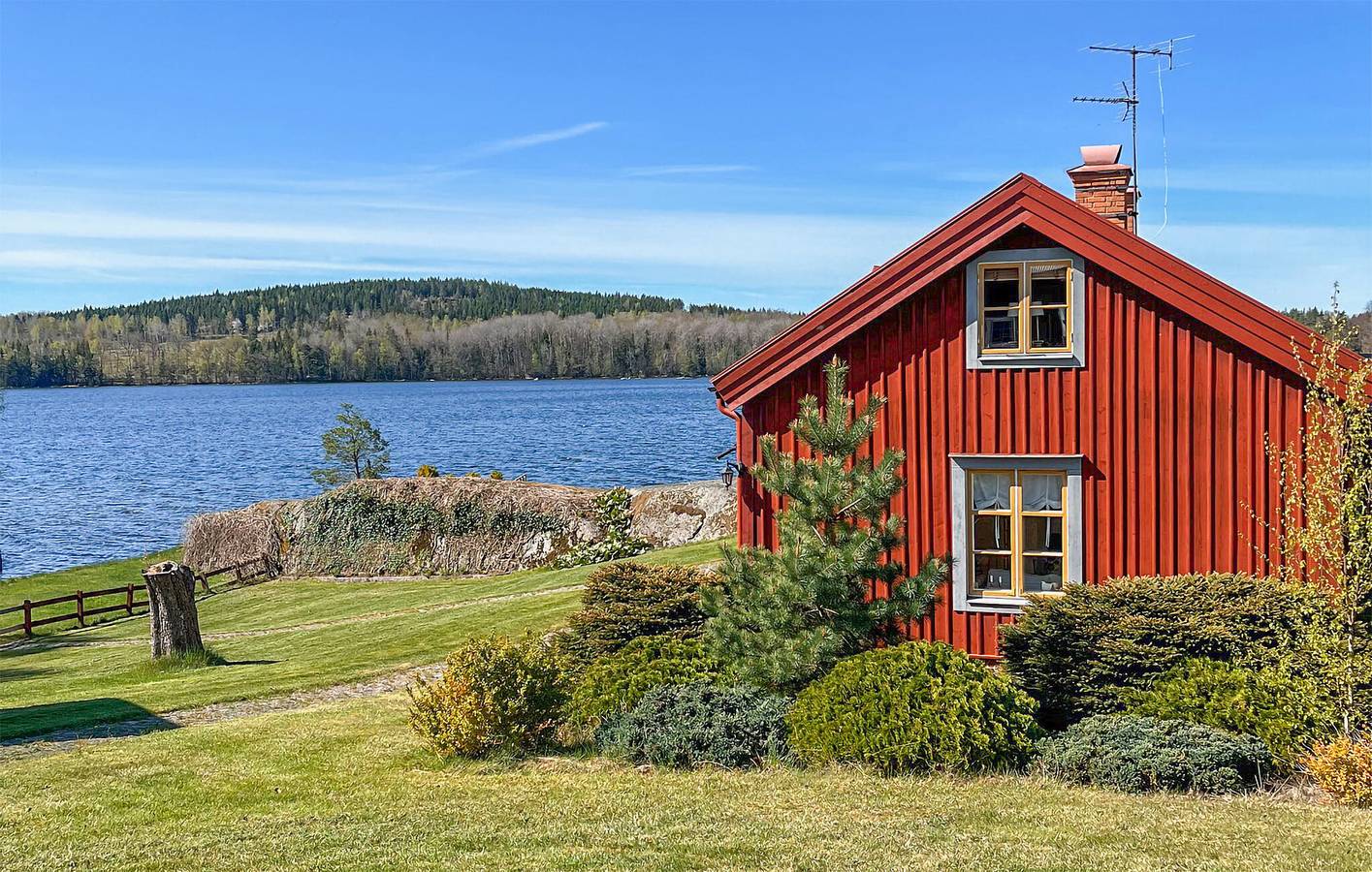 Ferienhaus für 7 Personen mit Seeblick in Boxholm kommun, Sommen