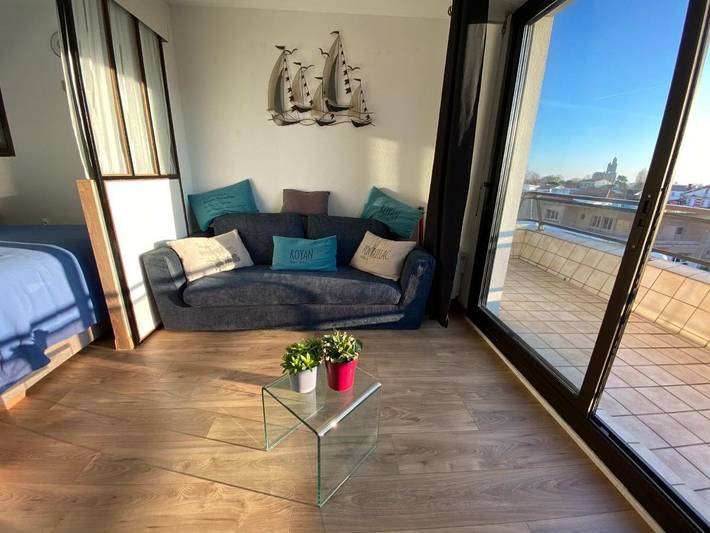 Gîte pour 2 personnes, avec Balcon dans Plage du Chay