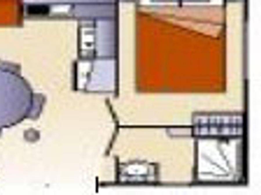 Flower Camping La Blanche Hermine - Mobilheim 6 personen - Carnac Standard + 32m² (3 Schlafzimmer - 6 Personen) Überdachte Terrasse + Tv in Noyal-Muzillac, Côte des Mégalithes