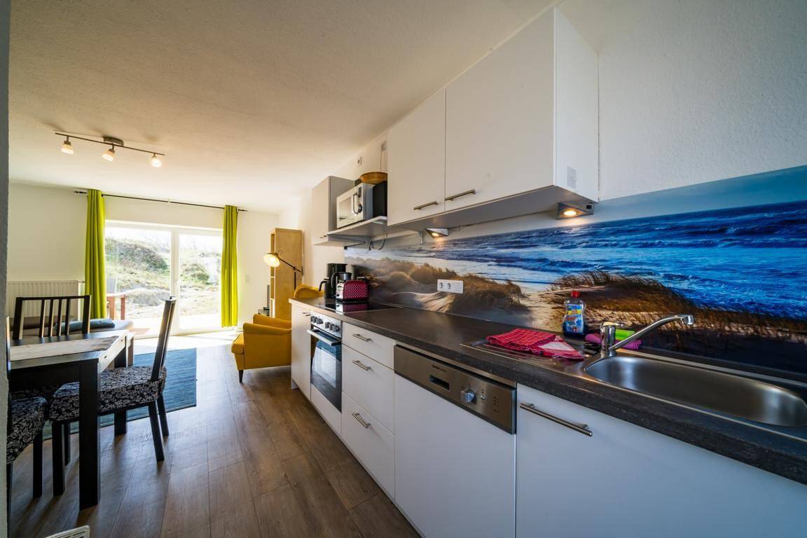 Appartement entier, Appartement 'Ferienwohnung Austernfischer' avec vue sur la mer, terrasse privée et Wi-Fi in Borkum