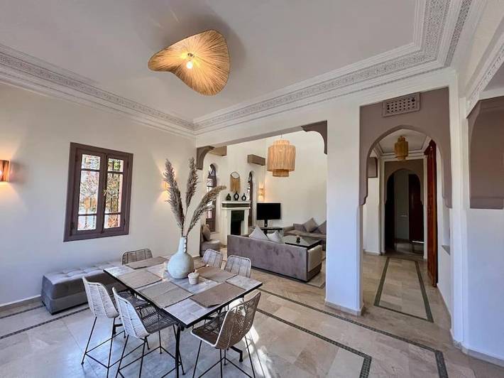 Villa pour 6 personnes, avec piscine ainsi que vue et jardin à Marrakech - 4
