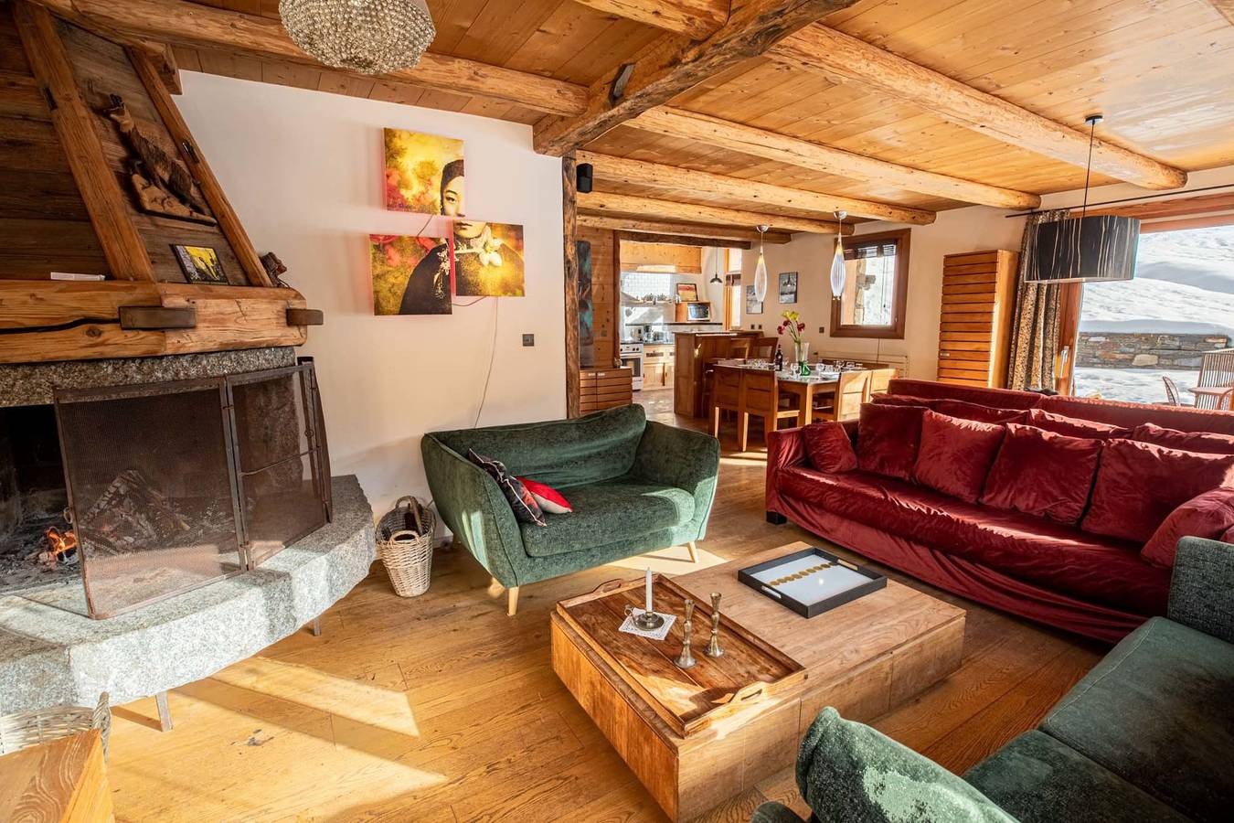 Chalet le Cairn - unique ski-in ski-out location! in Méribel-Mottaret, Les Allues