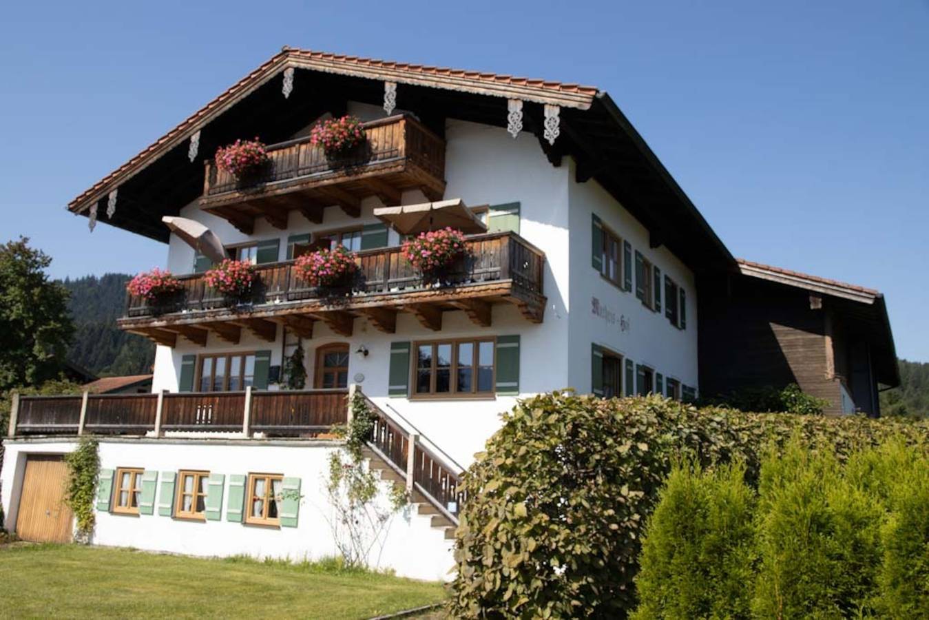 Matheishof - Chiemgau Karte - Ferienwohnung Guat'kammer in Inzell, Bayerische Alpen