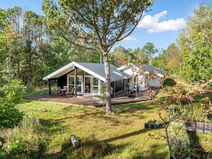 Feriehus for 6 personer, med terrasse, dyr tillatt i Jerup