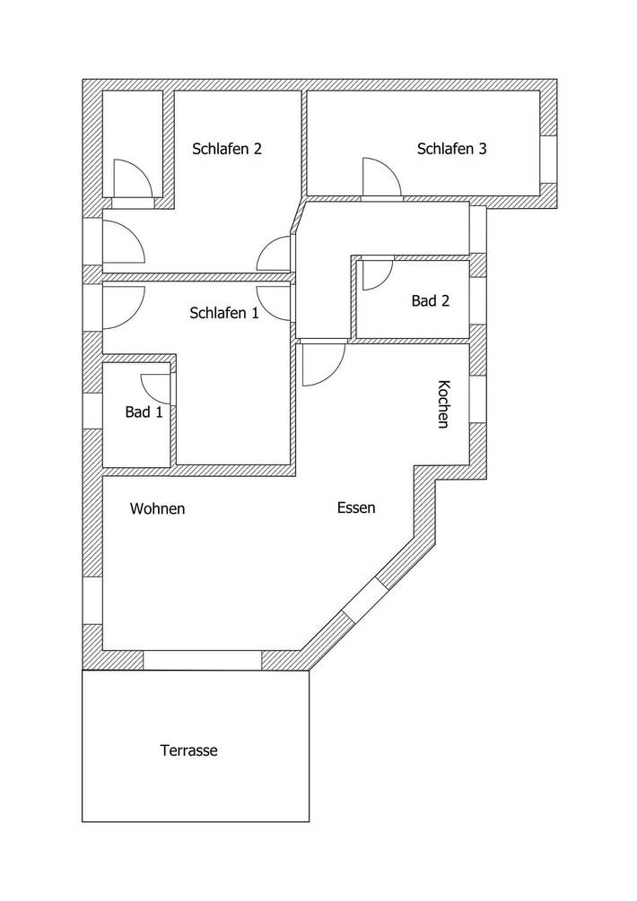 Ferienhaus für 6 Personen, mit Terrasse in Bensersiel - 2