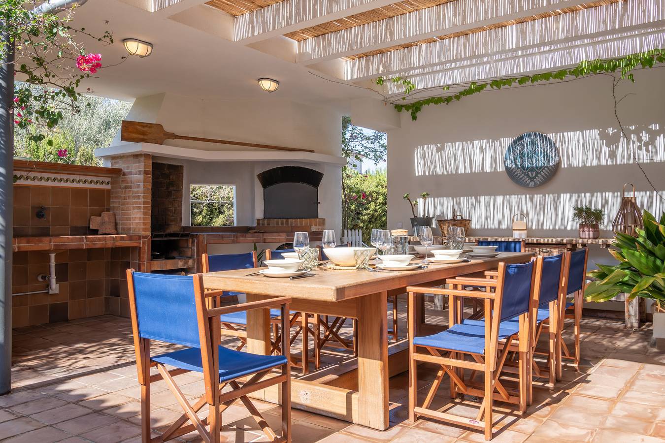 Villa 'Es Tancat' con vistas al mar, piscina privada y Wi-Fi in Sa Ràpita, Campos