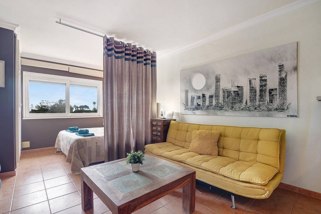 Ganzes Studio, Apartment 'Studio On Maria Luisa Beach Wifi' mit Pool, Wlan & Klimaanlage in Albufeira, Faro Distrikt