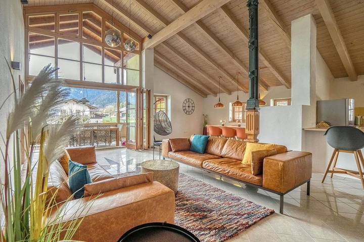 Hütte für 8 Personen, mit Sauna und Whirlpool sowie Balkon am Königssee