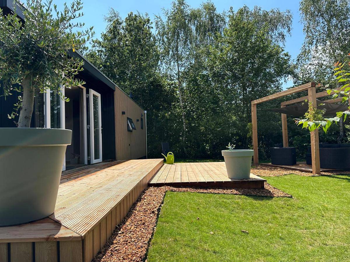 Chalet de Blauwe regen in Hardenberg, Regio Zwolle