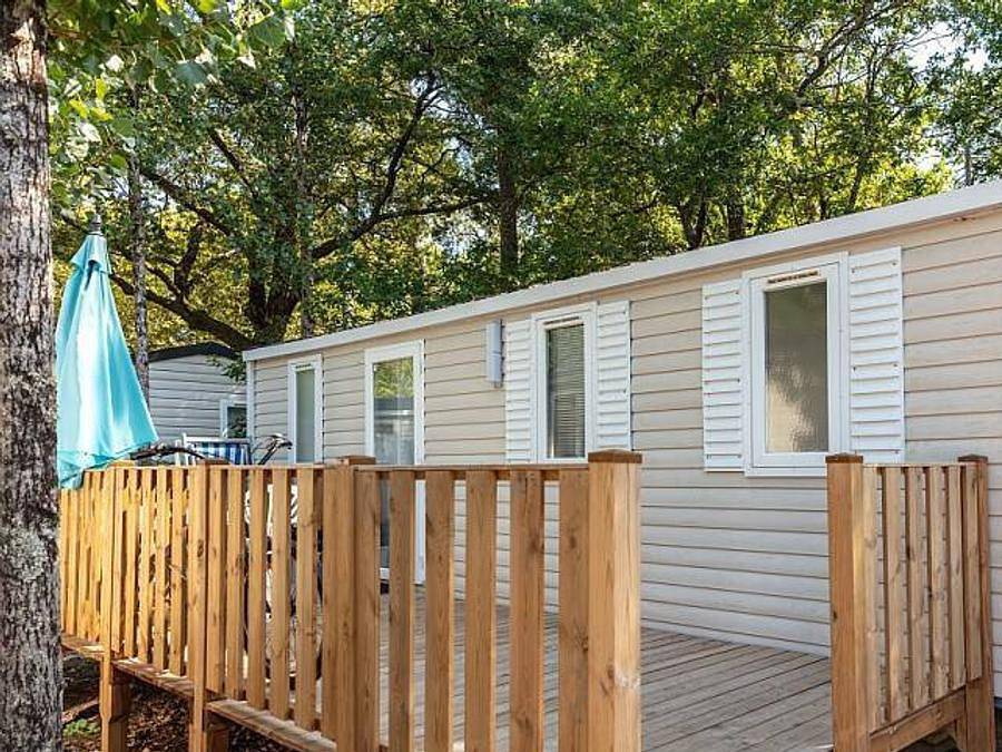 Club del Sole Vigna sul Mar Family Collection - Mobile home 4 persons - Comfort | 2 Bedrooms | 4 Pers. | Terrace, elevated, not covered | Air conditioning in Ferrara Province