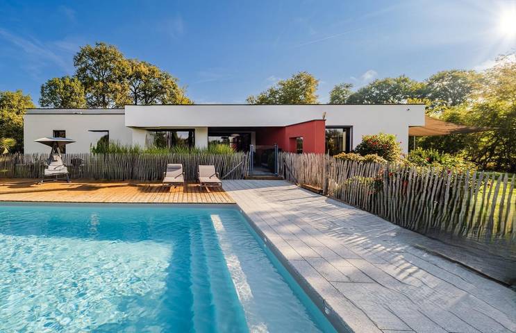 Gîte für 10 Personen, mit Pool und Garten sowie Terrasse, mit Haustier - 1