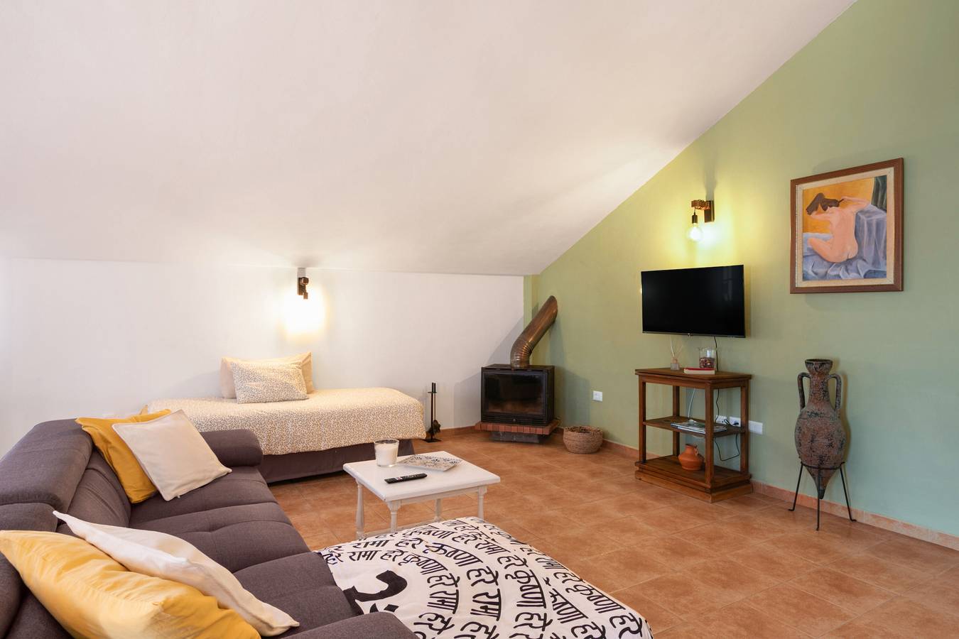 Appartement entier, Appartement de vacances 'Casa Abona' avec vue sur la mer, terrasse privée et Wi-Fi in La Sabinita, Arico