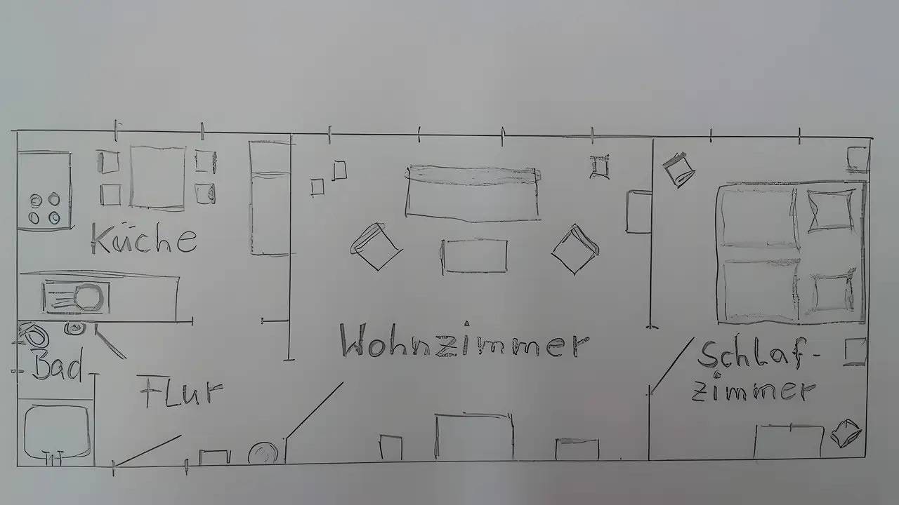 Ganze Ferienwohnung, Ferienwohnung für 2 Personen (50 m²) in Potsdam in Schloss Sanssouci, Potsdam und Umgebung