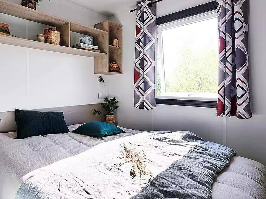 Camping Country Parktouquin - Mobilhome 6 personnes - Mobil-Home Privilège Noya 4 Pièces 6 Personnes + Tv in Touquin, Seine-et-Marne