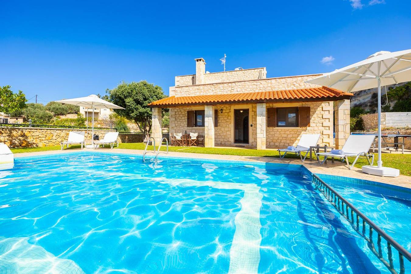 Villa für 7 Personen mit Terrasse in Rethymno und Umgebung
