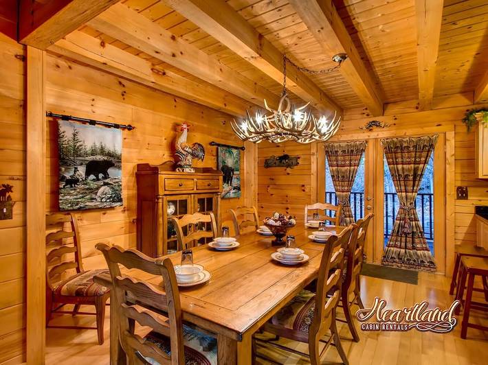 Chalet for 8 people, with hot tub and balcony in Gatlinburg