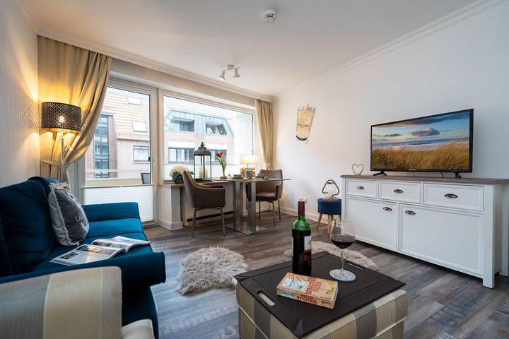 Ferienwohnung für 2 Personen, mit Balkon in Westerland