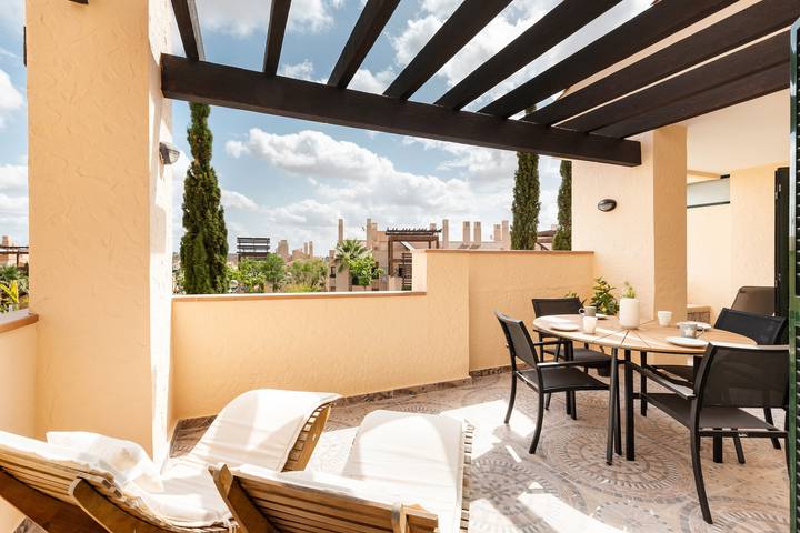 Apartamento para 4 personas, con balcón en Fuente Álamo de Murcia