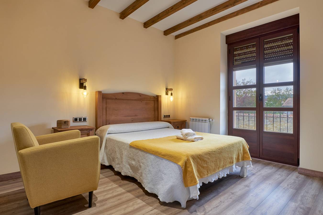Camera 'Habitacion 3' con piscina condivisa, terrazza condivisa e Wi-Fi in Ferreras de Abajo, Provincia di Zamora