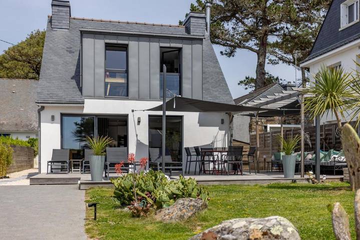 Maison de vacances pour 10 personnes, avec Terrasse ainsi que Jardin et Vue