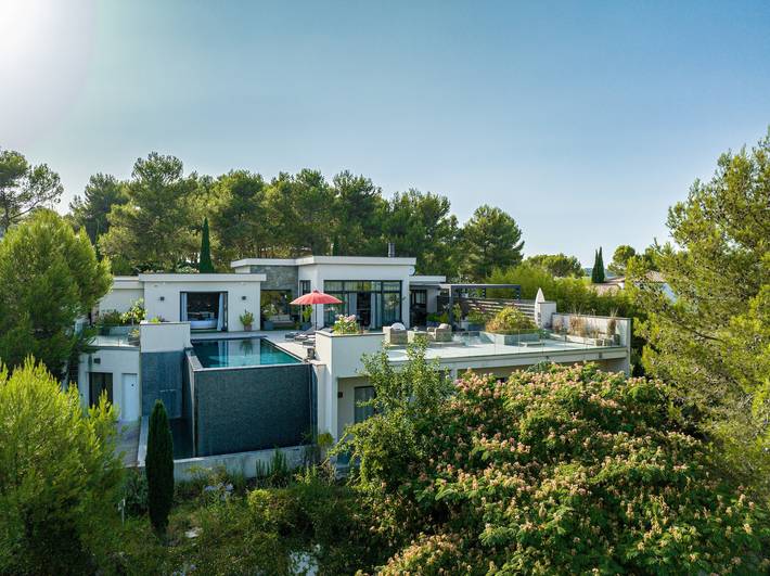 Villa 'Prestigieuse Spa 2 Zwembaden' met Uitzicht op Zee, Wifi en Airconditioning in Saint-Gély-du-Fesc, Middellandse Zeekust (Frankrijk)