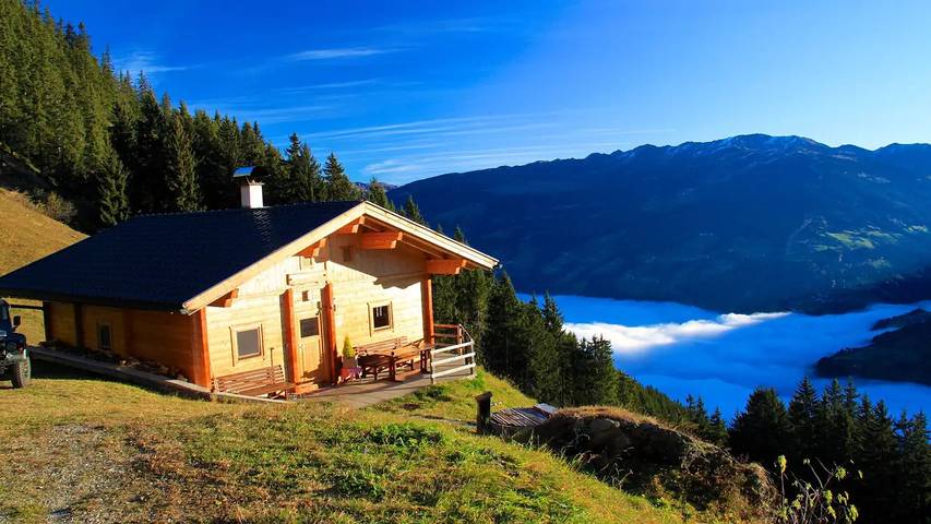 Chalet für 7 Personen, mit Terrasse in Hippach
