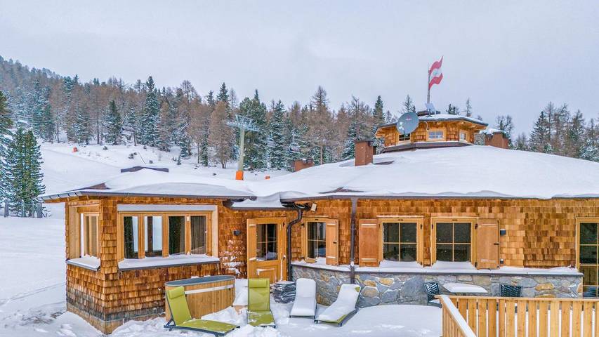 Hütte für 6 Personen, mit Sauna und Terrasse, mit Haustier in Weißpriach