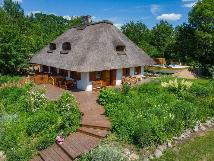 Ferienwohnung in Stawki mit Sauna in Mauersee