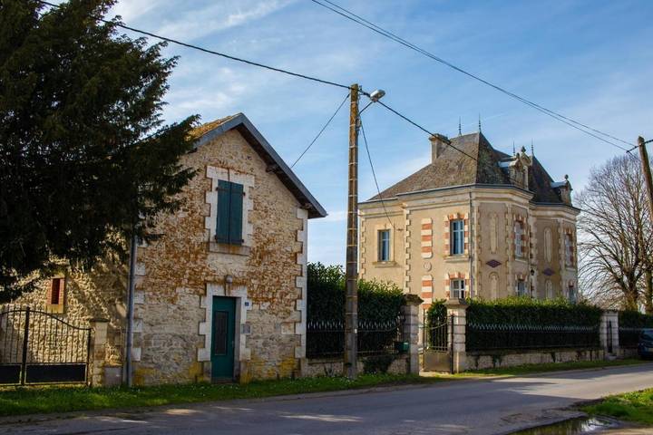 Maison de vacances pour 10 personnes, avec vue ainsi que piscine et jardin