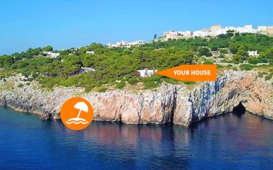 Villa per 12 Persone in Castro (Lecce), Salento, Foto 1