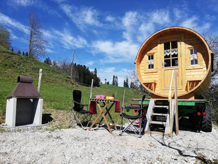 Mobile Home mit Bergblick in Lauperswil, Kanton Bern