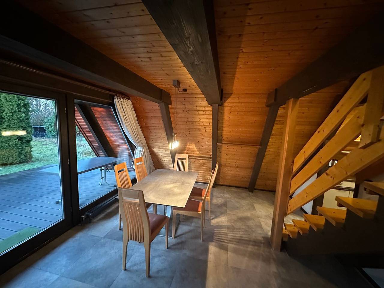 Voll ausgestattetes Ferienhaus "Winnetou" Nr.54 im Grünen mit Terrasse in Waldbrunn, Neckar-Odenwald-Kreis