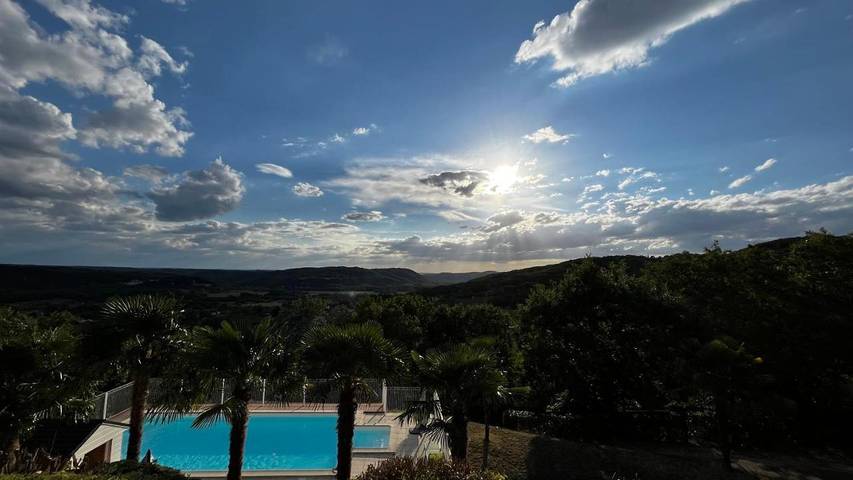 Maison de vacances pour 8 personnes, avec vue ainsi que piscine et jardin - 1