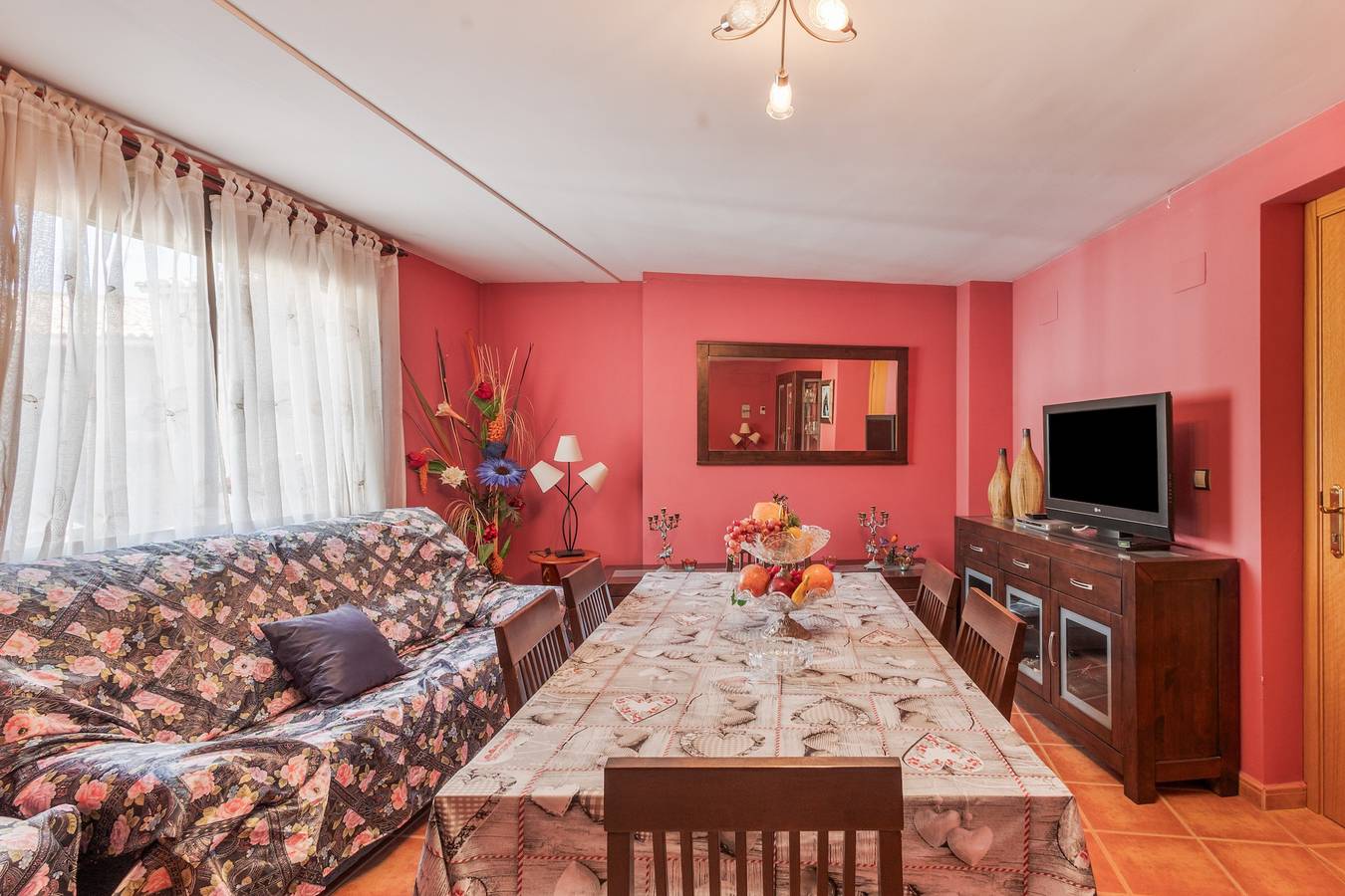 Finca 'El Rellano' mit Balkon, Wi-Fi und Klimaanlage in Maluenda, Saragossa Provinz