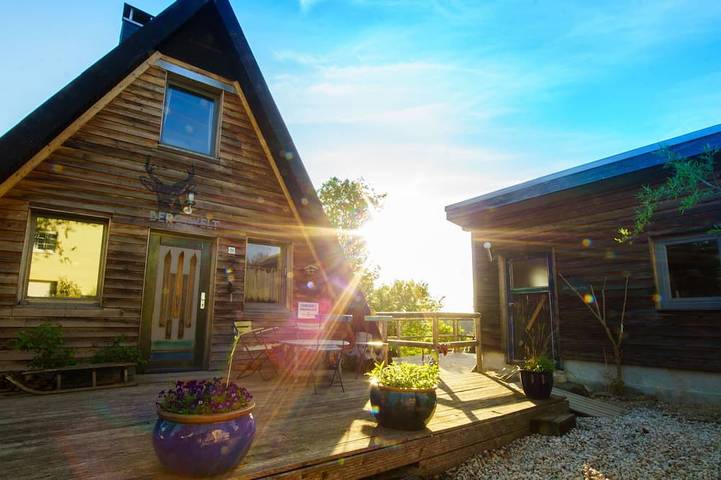 Bauernhof für 6 Personen, mit Balkon und Garten sowie Sauna in Marienberg
