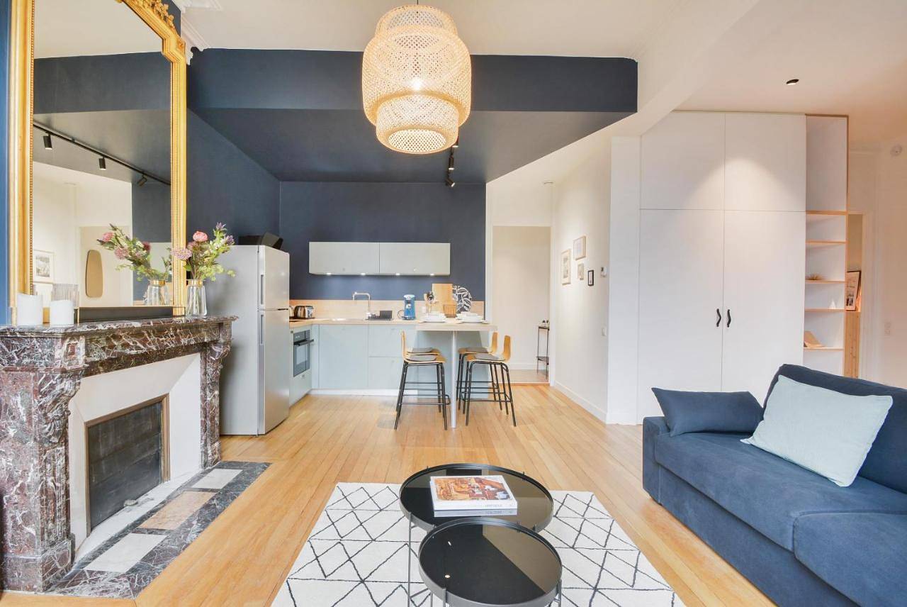 Appartement entier, Loft Doryan ! Blue Haussmannien - Centre Gare - Excelsior - 2 à 4 pers in Nancy, Région de Nancy