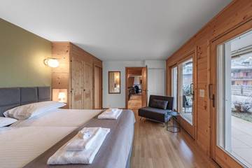 Chambre d’hôte pour 2 personnes, avec vue et terrasse à Verbier