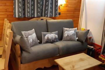 Chalet pour 5 personnes, avec piscine et balcon dans Valmorel