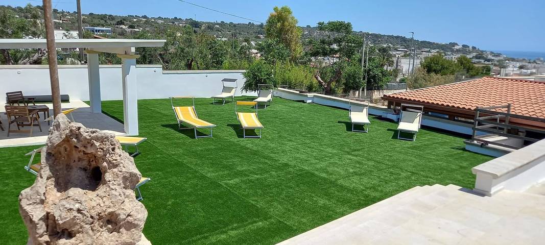 Gîte pour 8 personnes, avec jardin et bassin pour enfant, animaux acceptés dans Marina di Pescoluse - 4