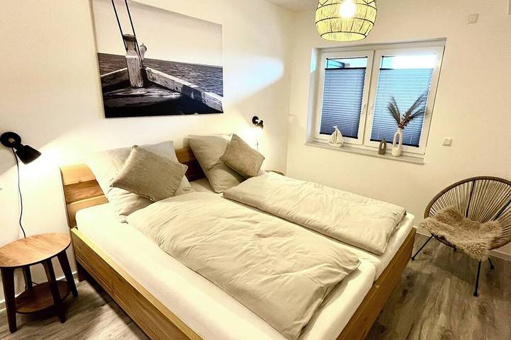 Ganze Wohnung, Traumhafte Neubauwohnung mit Blick über die Nordsee und den Büsumer Hafen in Hafen Büsum, Büsum