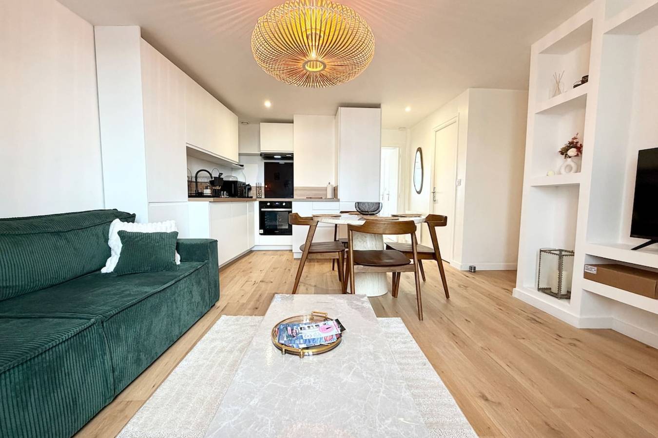 Appartement entier, Évasion cosy à Auray – T2 design proche gare in Auray, Côte des Mégalithes